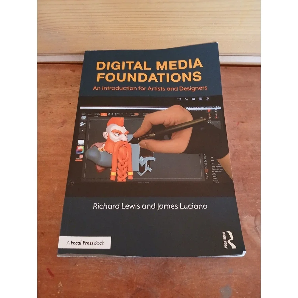 Digital Media Foundations - Paperback, by Lewis Richard - Good